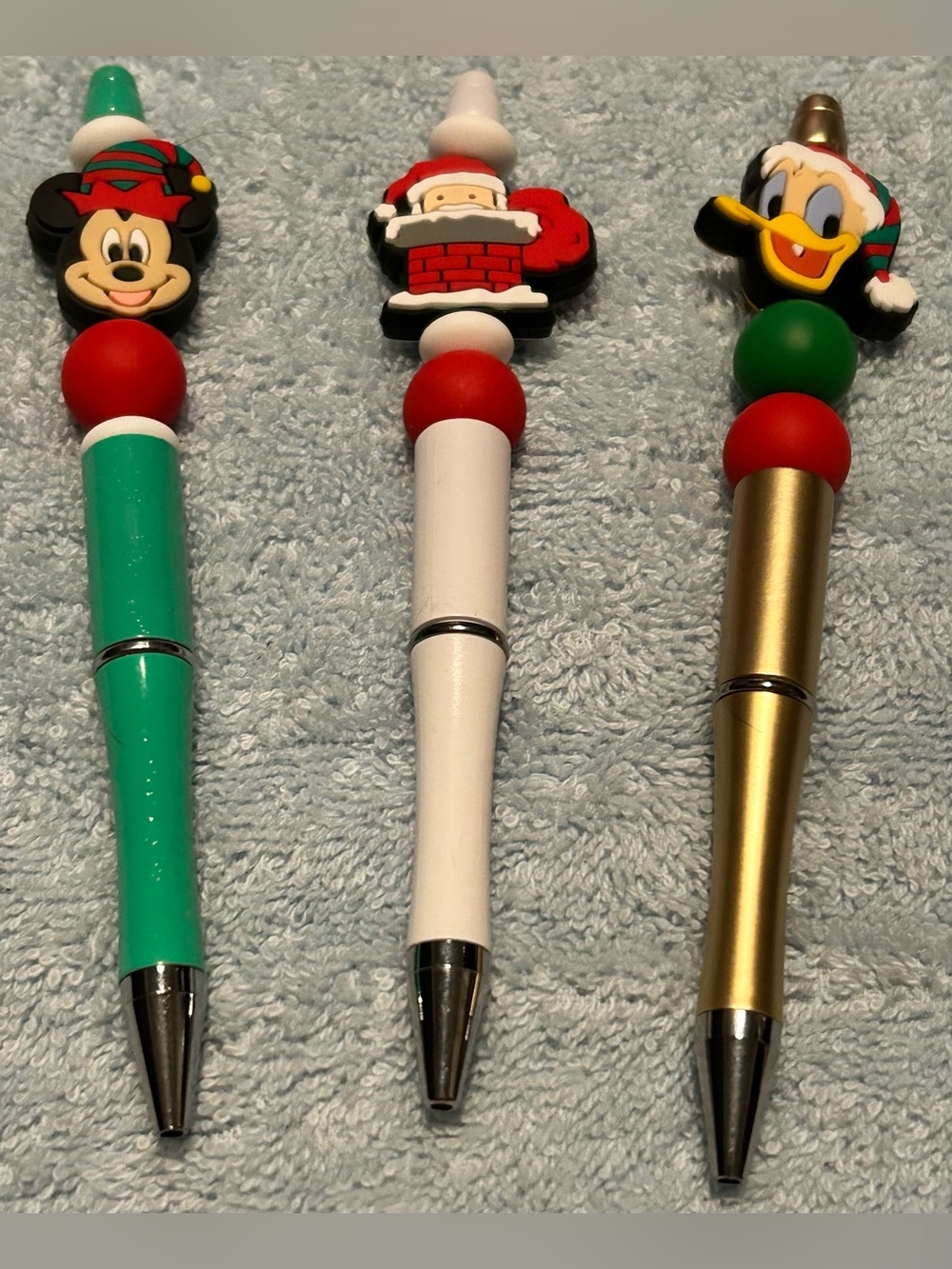 HANDCRAFTED CHRISTMAS PENS/BLACK INK/CHOOSE ONE!